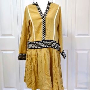 Yellow/Tan Wrangler Retro dress, Size S, NWT